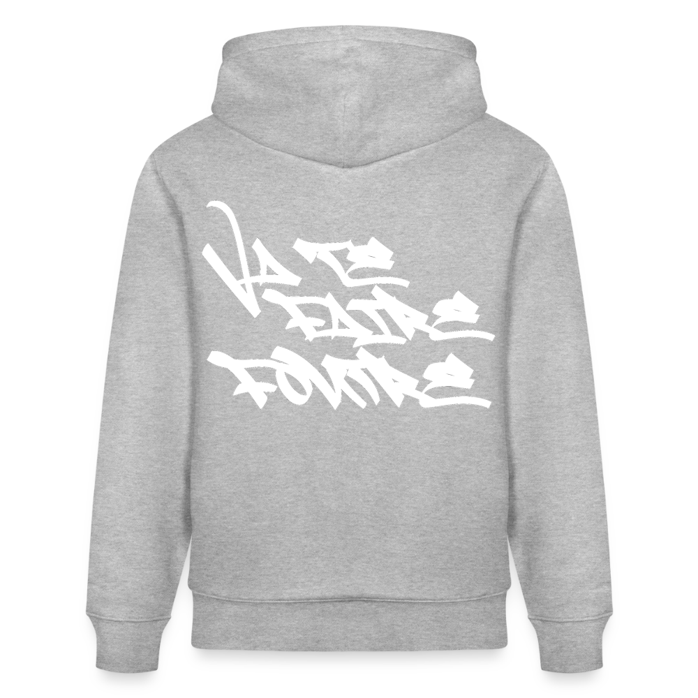 Va te faire foutre Hoodie - heather grey