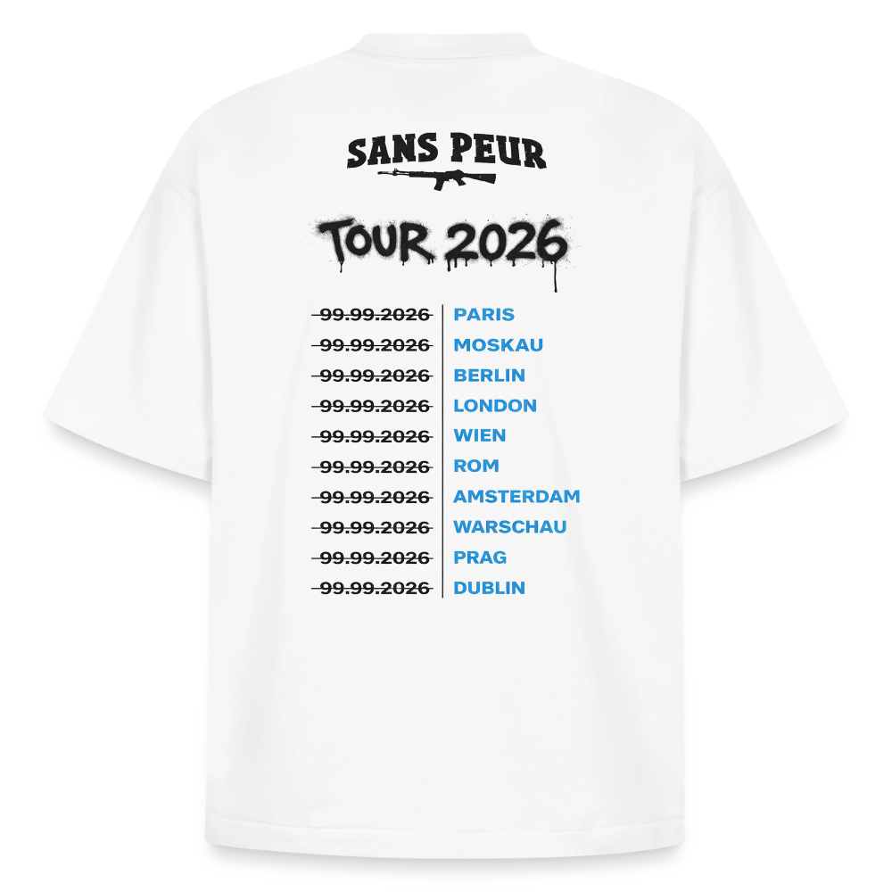 Tour Shirt Blue - white