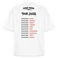 Tour Shirt Red - white