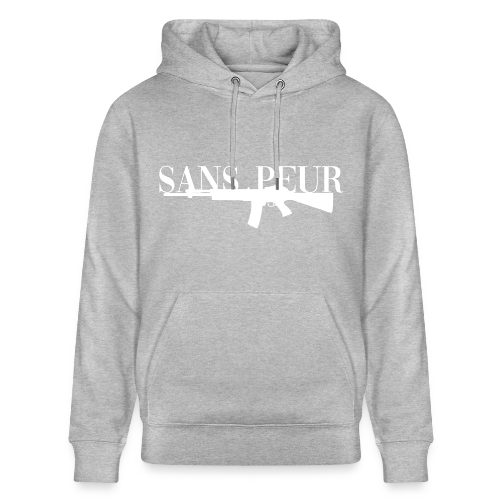Hoodie Basic Black/Grey - heather grey