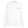 Oversized Long Sleeve FATLOGO - white