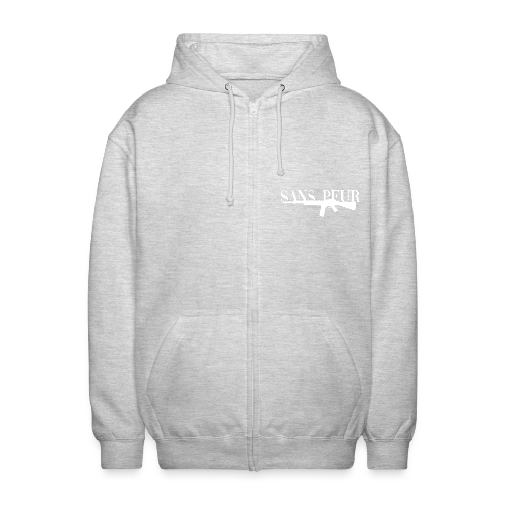 Zip Hoodie Basic - light heather grey